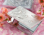 Elegant Reflections Collection Butterfly Design Mirror Compact Favors baby favors