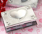 Elegant Reflections Collection Heart Design Mirror Compact Favors baby favors