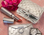 Pocketbook-Design Elegant Reflections Collection Mirror Compact Favors baby favors
