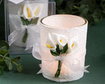 Stunning Calla Lily Design Candle Holder Favors baby favors