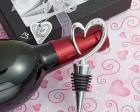Distinctively Modern Heart Design Wine Bottle Stopper baby favors