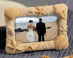 Beach-themed Photo Frames baby favors