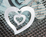Heart Design Bookmark Favors baby favors