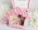 Pink Crown Design Photo/Place Card Frames baby favors