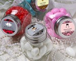 Personalized Glass Jar baby favors