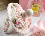 "Capodimonte-baby" Collection Pink Pacifiers baby favors