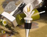 Calla Lily Wine Bottle Stopper Favors baby favors