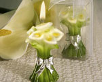 Calla Lily Design Candle Favors baby favors