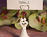 Enchanting Bride And Groom Design Favor Saver Place Card Holder baby favors