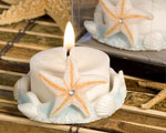 Starfish Design Favor Saver Candle Favors baby favors