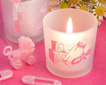 Favor Saver Collection Baby Girl Themed Candle Favors baby favors