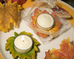 Autumn Themed Candle Favor baby favors