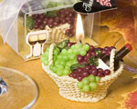 Distinctive Wine Themed Candle Favors baby favors