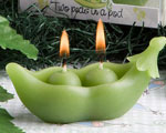 Two Peas In A Pod Collection Candles baby favors