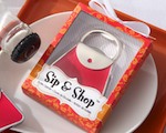 "Sip & Shop" Purse Bottle Opener baby favors