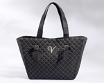 "Knotted Couture" Monogrammed Quilted Tote Bag baby favors