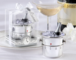 "It's About Time! Let's Celebrate" Champagne Bucket Timer baby favors