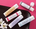 "Love & Kisses" Personalized Lip Balm (stick) - Wedding baby favors