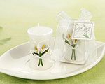 'Calla Lily Elegance' Vase Shaped Candle baby favors
