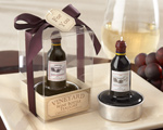 "Vintage Reserve" Wine Bottle TeaLight baby favors