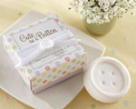 "Cute as a Button" Scented Button Soap baby favors