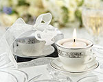 Teacups and Tealights Miniature Porcelain Tealight Holders baby favors