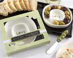 "Olive You" Olive Tray and Spreader baby favors