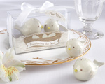 "Feathering the Nest" Ceramic Birds Salt & Pepper Shakers baby favors