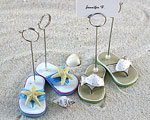 Beachcombers Flip Flop Placecard Holders - Set of 4 (2 pairs) baby favors