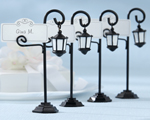"Bourbon Street" Streetlight Place Card Holder with Coordinating Place Cards baby favors