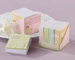 "New Editions" Lil' Library Notepads-Pink baby favors